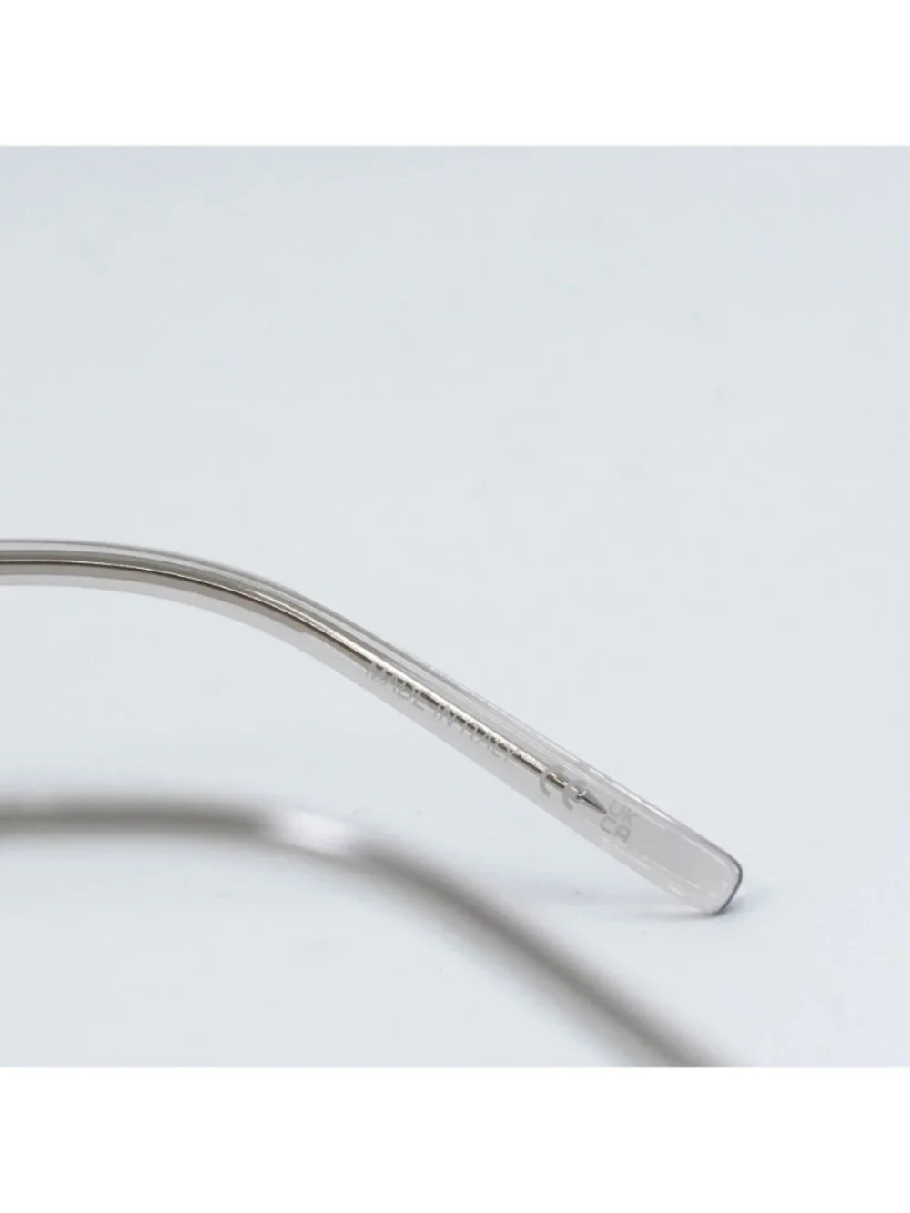 Saint Laurent SL474OPT 003 Eyeglasses Transparent Nude 56mm Square Frame